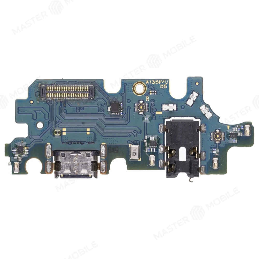 Нижняя плата для Samsung A135 Galaxy A13 / A137 Galaxy A13 с комп. + разъем зарядки + микрофон (ORIG100)  фото №1