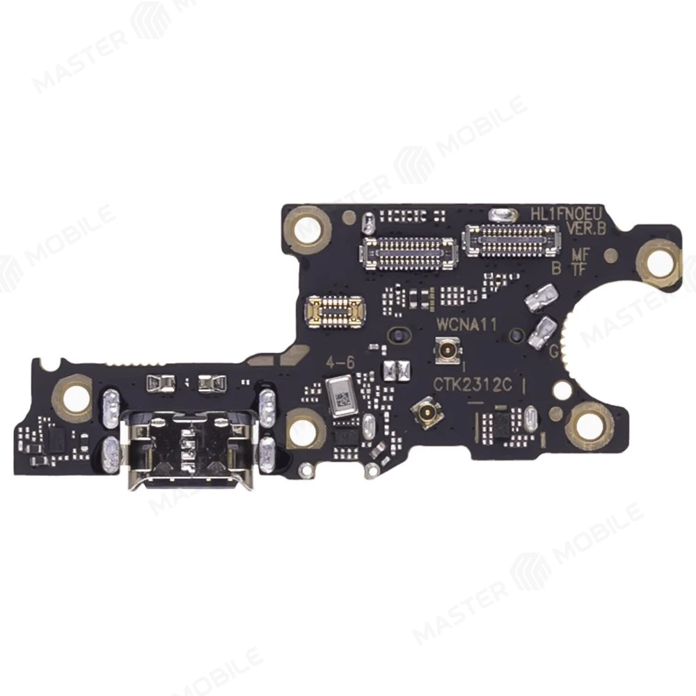 Нижняя плата для Huawei Nova 11 (FOA-LX9) / Nova 12S (FOA-LX9) с комп. + разъем зарядки + микрофон + разъем SIM фото №1