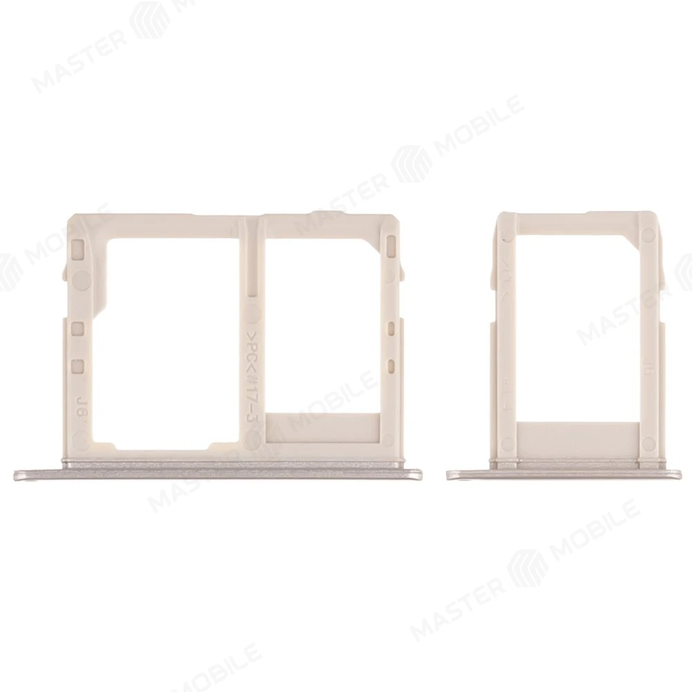 Держатель сим-карты для Samsung J600 Galaxy J6 (2018) / J810 Galaxy J8 (2018) (золотистый) фото №2