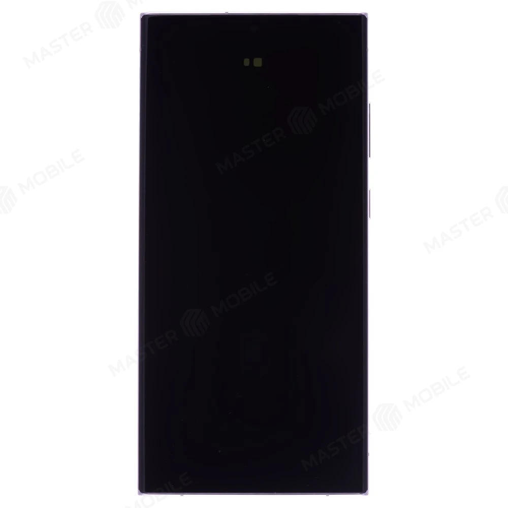 Дисплей для Samsung S918 Galaxy S23 Ultra + тачскрин (розовый) (в рамке) (ORIG100) (возможен дефект ЛКП) фото №1