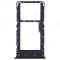 Держатель сим-карты для Xiaomi Redmi 12 4G (23053RN02Y) (черный) фото №1