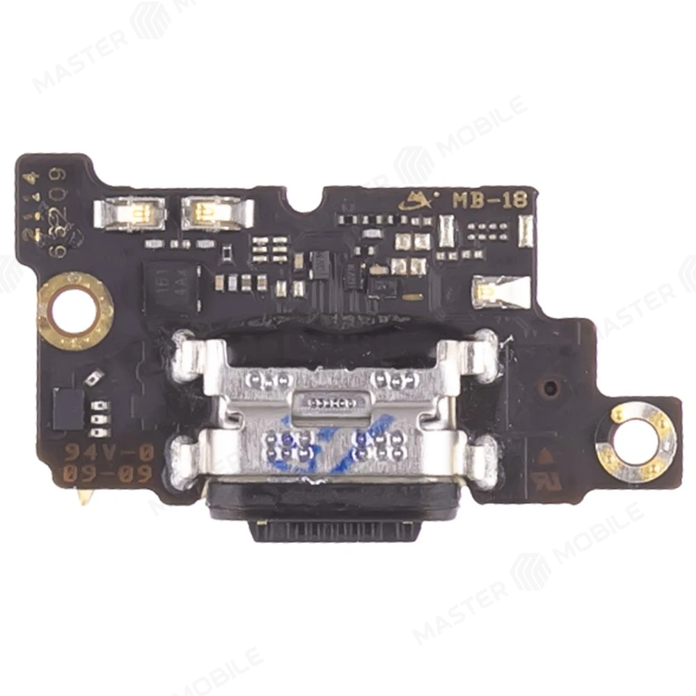 Нижняя плата для Xiaomi Poco F3 (M2012K11AG) / Mi 11i (M2012K11G) и др. с комп. + разъем зарядки + микрофон (ORIG100)  фото №2