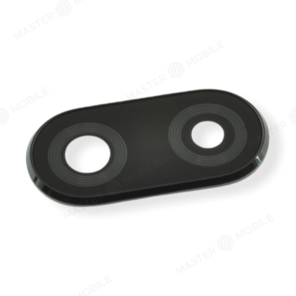 Стекло задней камеры для Huawei Nova 3i (INE-LX1) (черный) (в рамке) фото №1