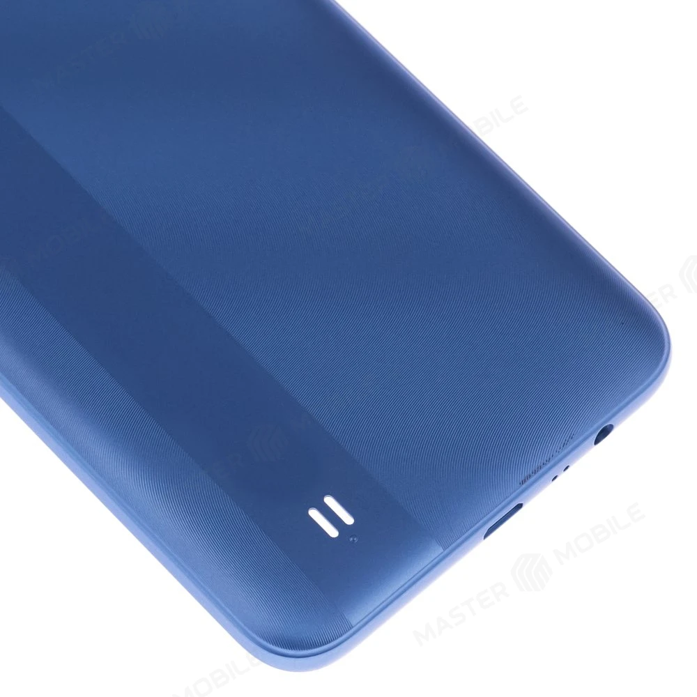 Задняя крышка для Realme C11 2021 (RMX3231) (синий) (в сборе со стеклом камеры) фото №4