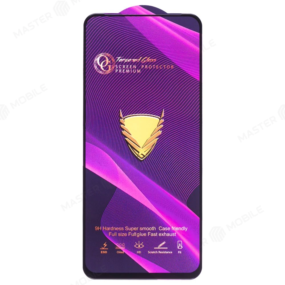Защитное стекло OG Glass (3 в 1) для Realme C65 4G (RMX3910) / C67 4G (RMX3890) / 12 5G (RMX3999) (черный) фото №1