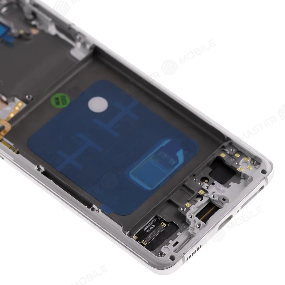 Дисплей для Samsung G991 Galaxy S21 + тачскрин (серебристый) (в рамке) (OLED) (Full Size) фото №4