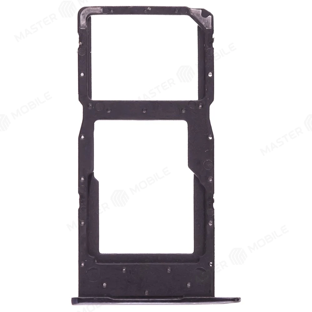 Держатель сим-карты для Huawei Honor 10 Lite (HRY-LX1) / Honor 10i (HRY-LX1T) (черный) фото №1