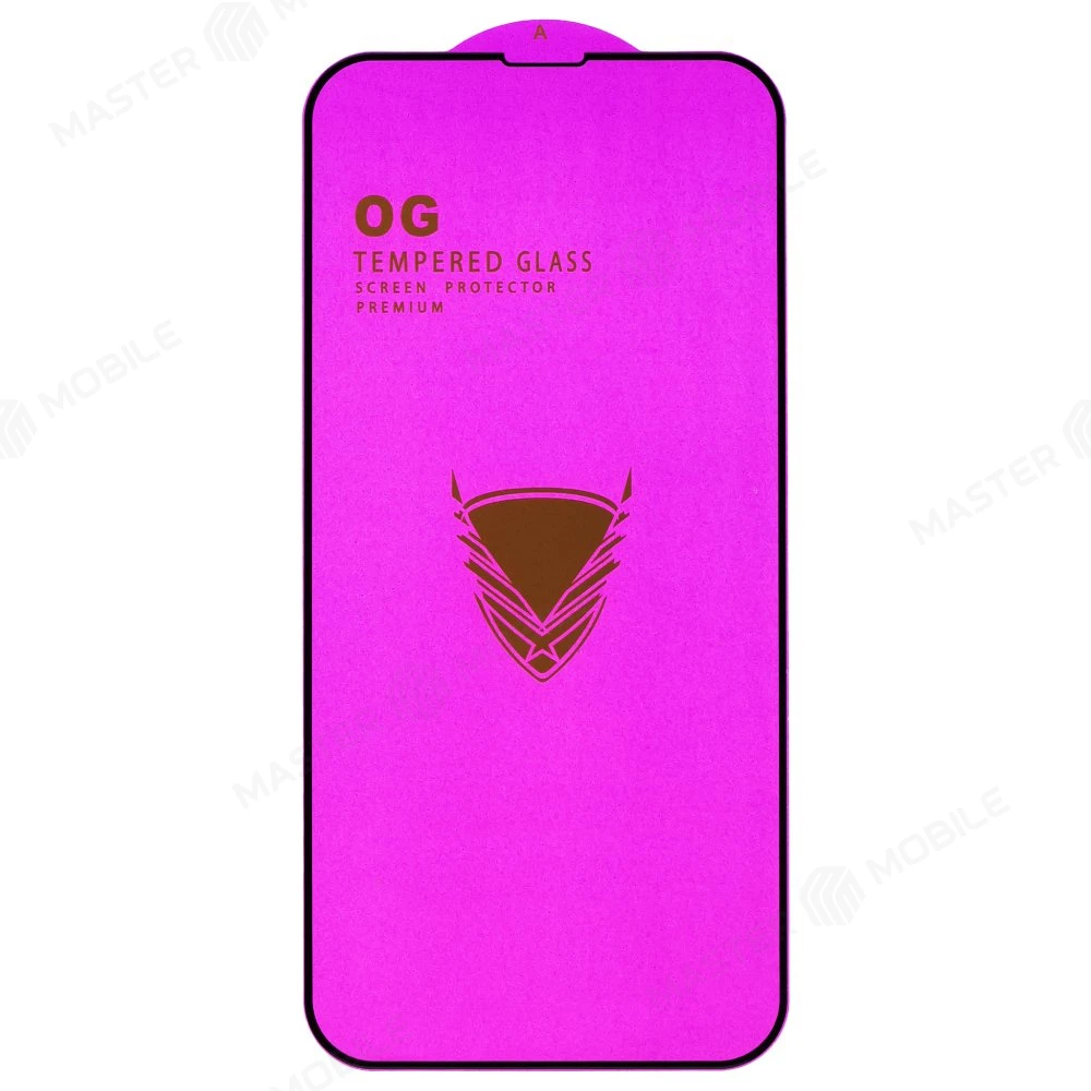 Защитное стекло OG Glass (3 в 1) для Apple iPhone 14 Plus (черный) фото №1