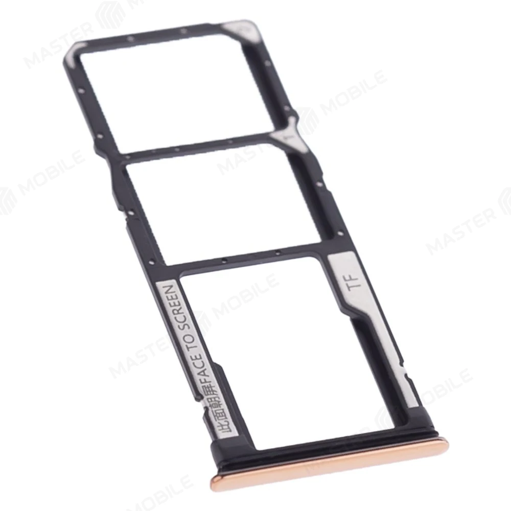 Держатель сим-карты для Xiaomi Redmi Note 10 Pro 4G (M2101K6G) (бронзовый) фото №3