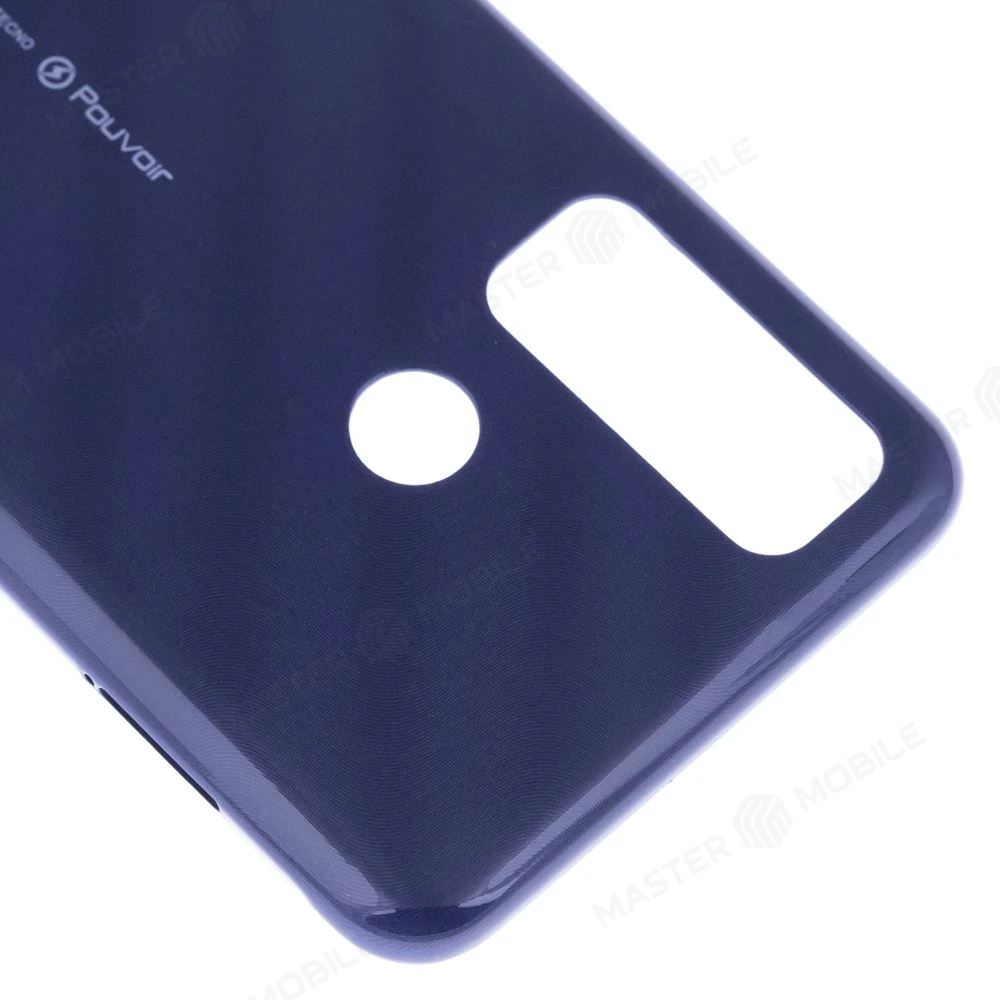 Задняя крышка для Tecno Pouvoir 4 (LC7) (синий) фото №3