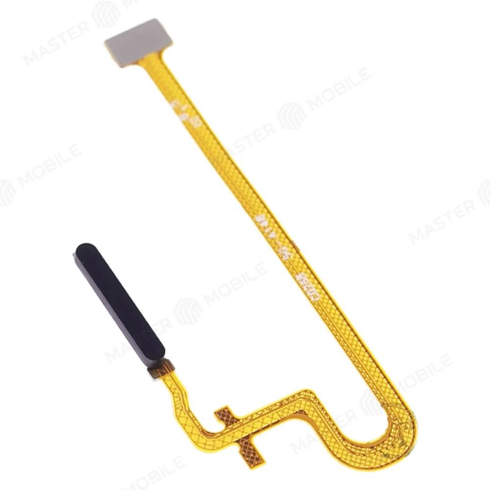 Шлейф для Realme C55 (RMX3710) с комп. + сканер отпечатка пальца (черный)  фото №3