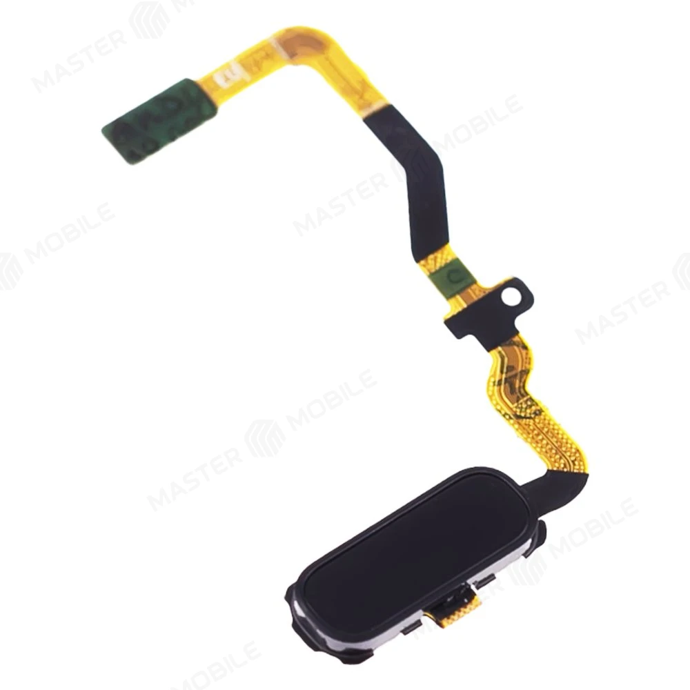 Шлейф для Samsung G930 Galaxy S7 с комп. + сканер отпечатка пальца (черный)  фото №3