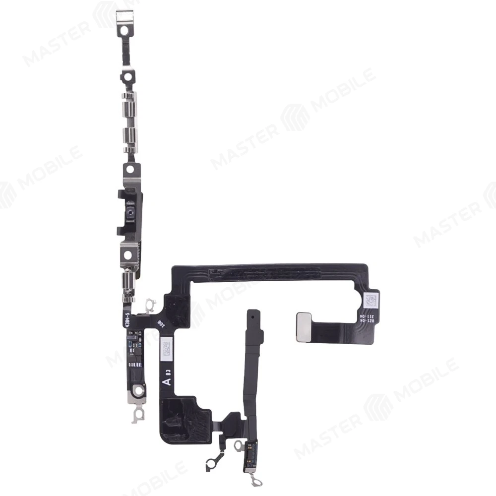 Шлейф для Apple iPhone 15 Plus с комп. (на кнопку включения) + микрофон + модуль Bluetooth (ORIG100) фото №1