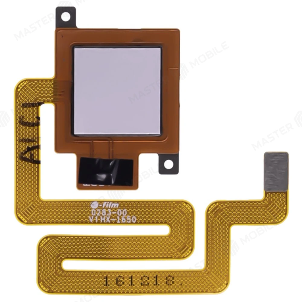 Шлейф для Xiaomi Redmi 4 с комп. + сканер отпечатка пальца (белый)  фото №1