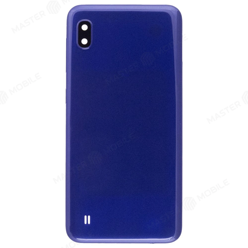 Задняя крышка для Samsung A105 Galaxy A10 (синий) (в сборе со стеклом камеры) фото №1