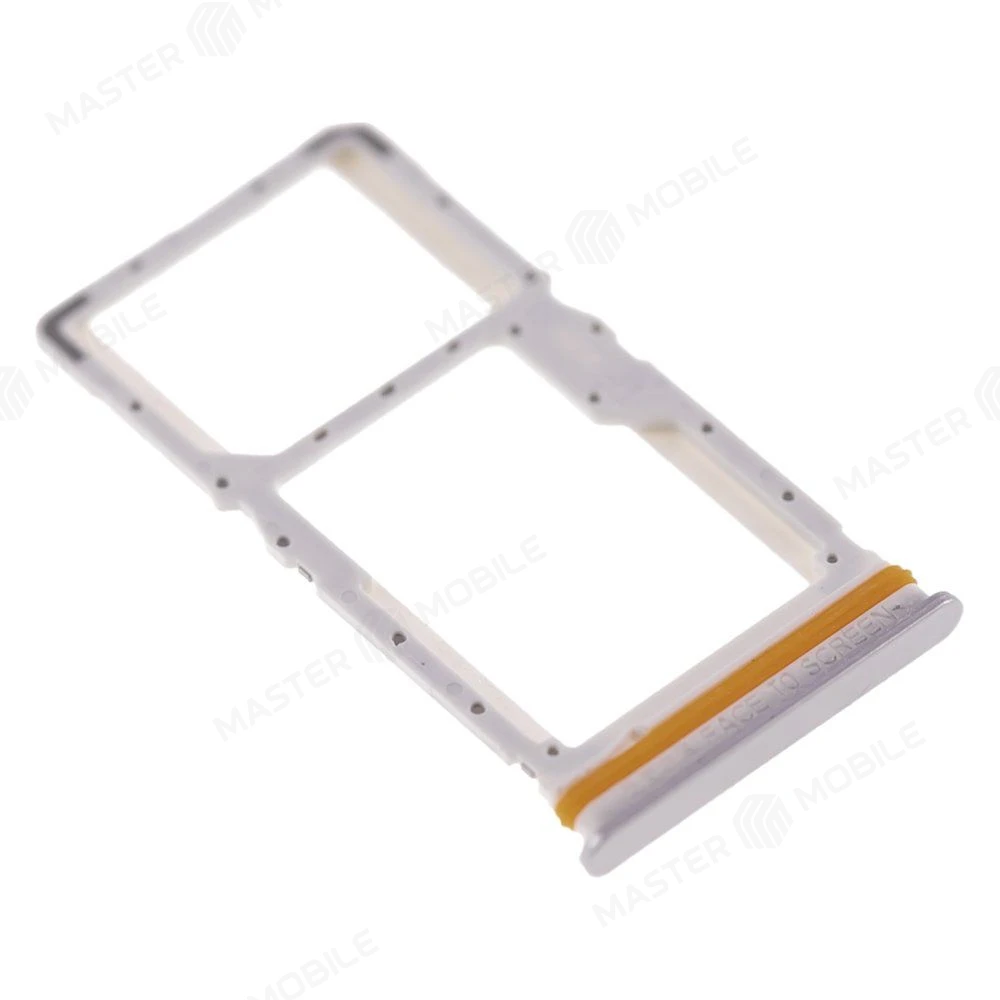 Держатель сим-карты для Xiaomi Poco M6 4G (2404APC5FG) (серебристый)  фото №3