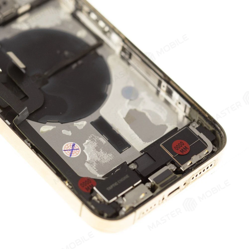 Корпус для Apple iPhone 14 Pro Max (золотистый) (eSIM / US Version) (в сборе) (ORIG100) (Снятый) (возможен дефект ЛКП) фото №4