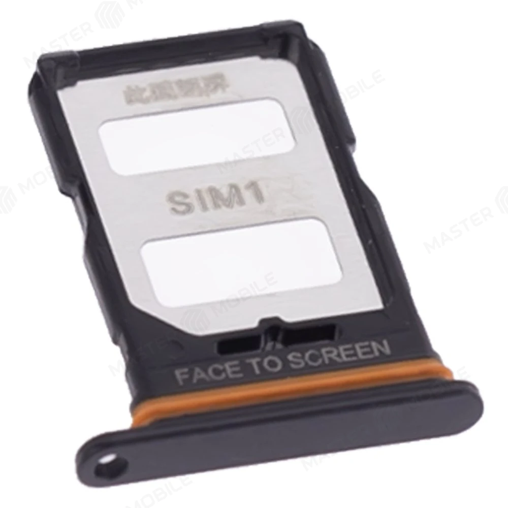 Держатель сим-карты для Xiaomi Poco F5 (23049PCD8G) (черный) фото №3