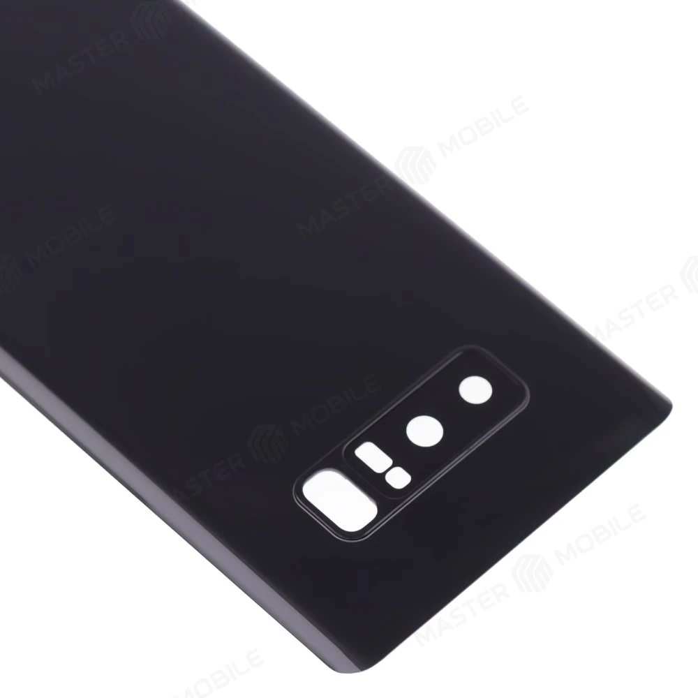 Задняя крышка для Samsung N950 Galaxy Note 8 (черный) (в сборе со стеклом камеры) фото №3