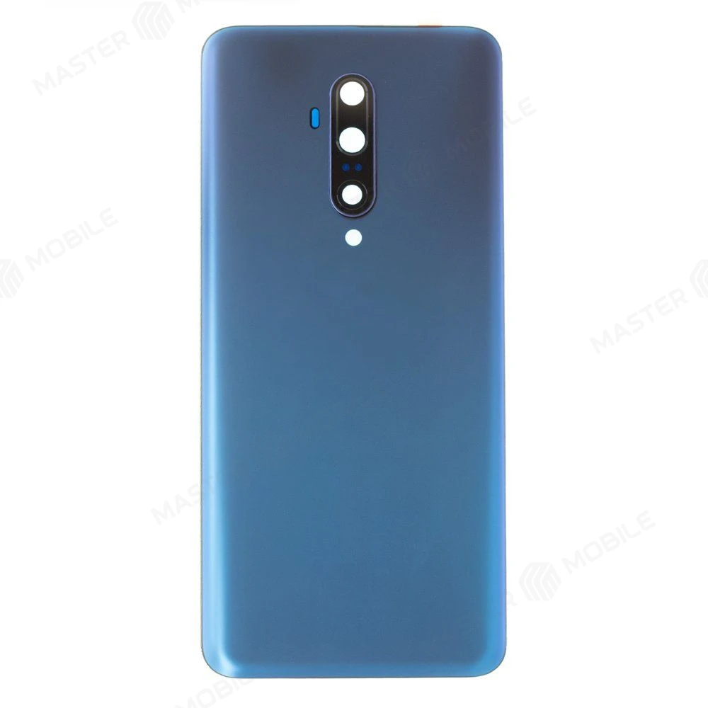 Задняя крышка для OnePlus 7T Pro (синий) (в сборе со стеклом камеры) фото №1