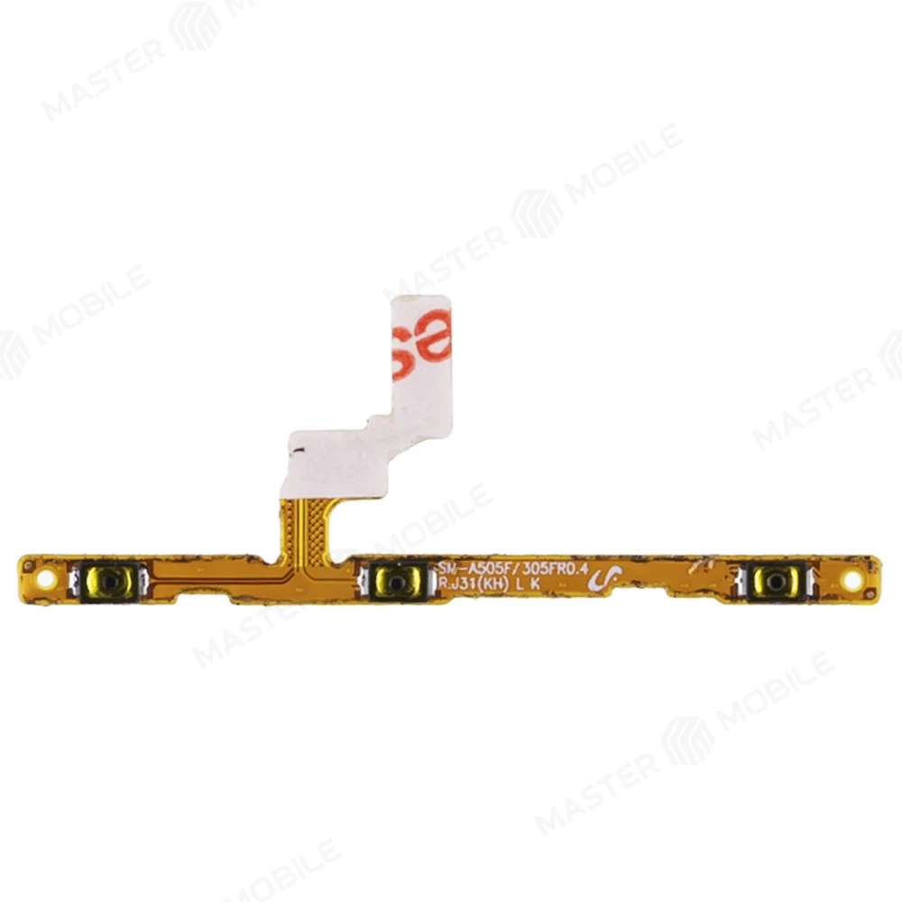 Шлейф для Samsung A205 Galaxy A20 / A305 Galaxy A30 / A405 Galaxy A40 / A505 Galaxy A50 и др. с комп. (на кнопку включения и кнопки громкости) фото №1