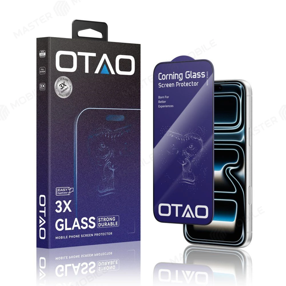 Защитное стекло OTAO Corning 3x Glass для Apple iPhone 16 Pro Max (усиленное) 