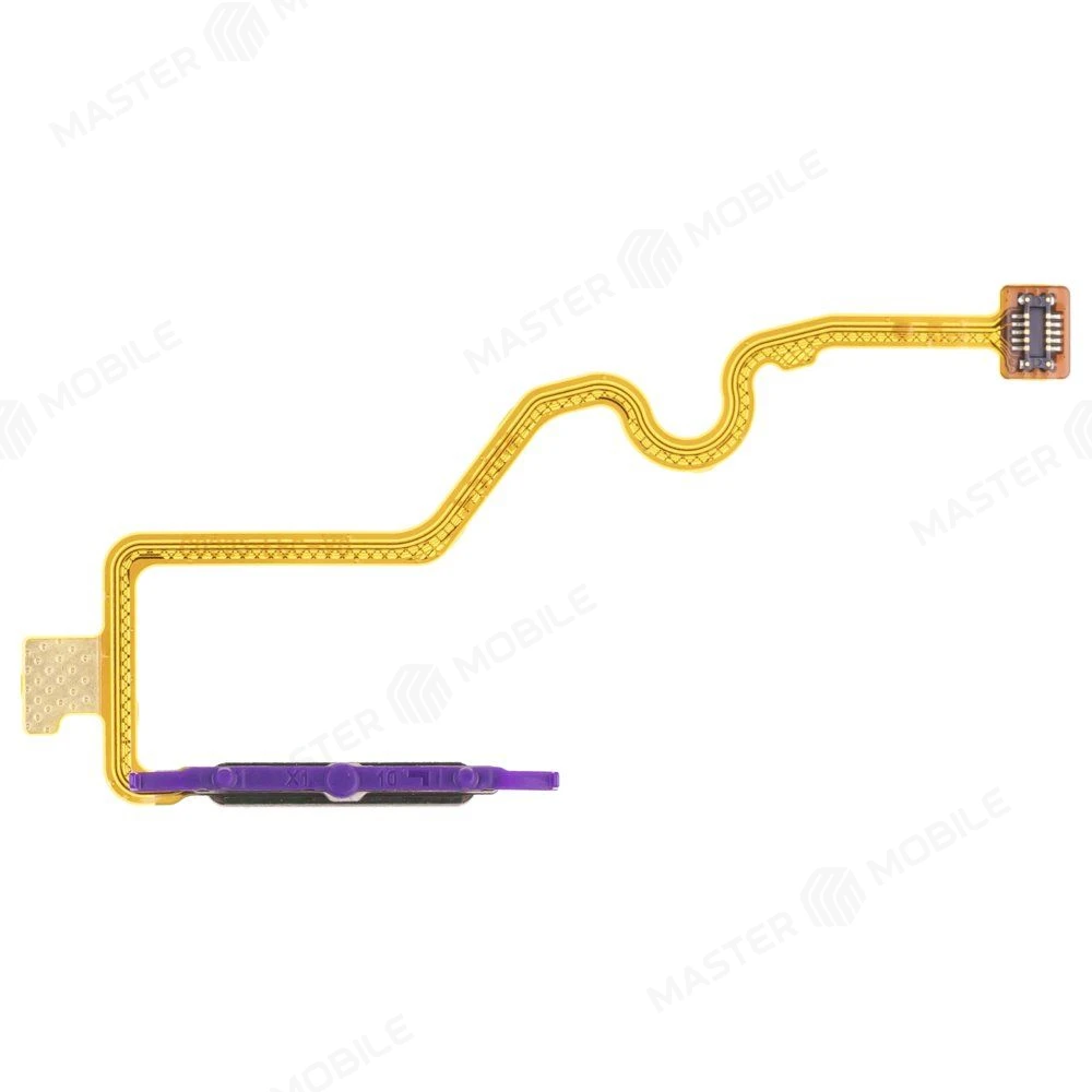 Шлейф для Tecno Spark 40C (KM4k) с комп. + сканер отпечатка пальца (черный) фото №2