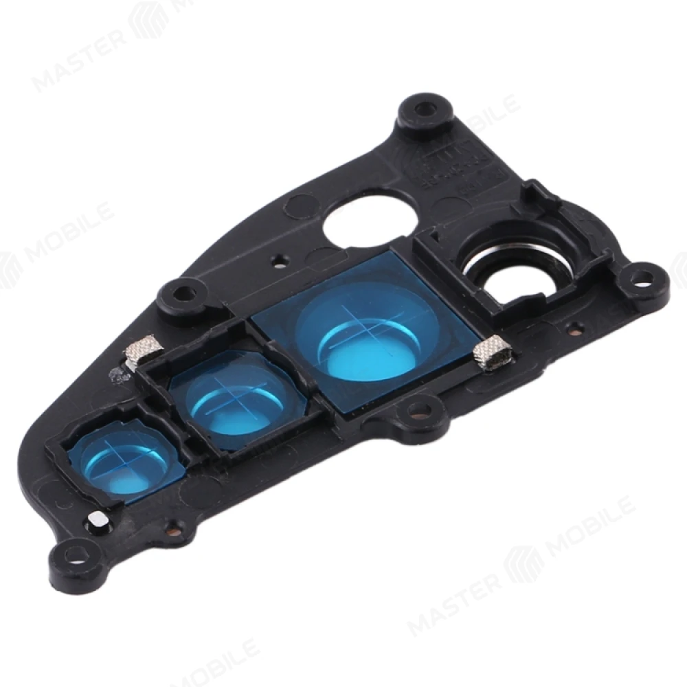 Стекло задней камеры для Realme 6 Pro (RMX2063) (в рамке) (золотистый) фото №2