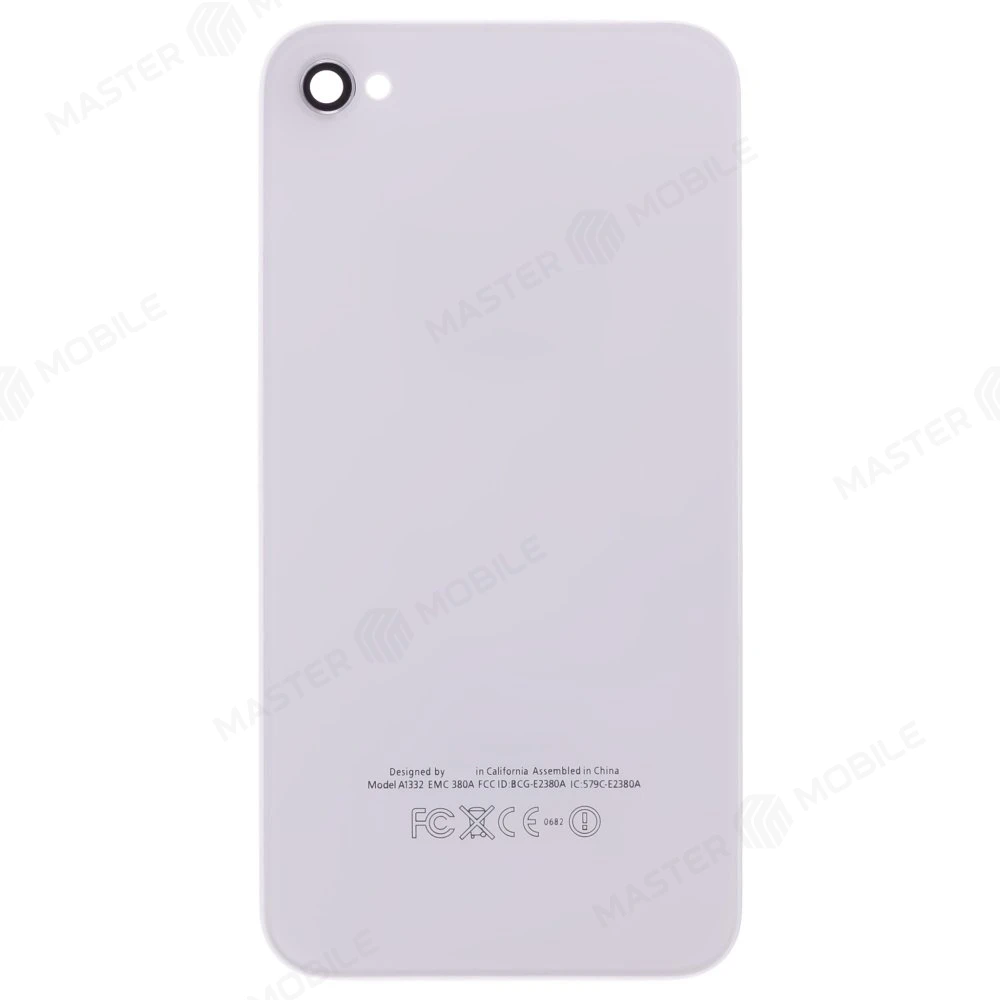 Задняя крышка для Apple iPhone 4 (белый)  фото №1