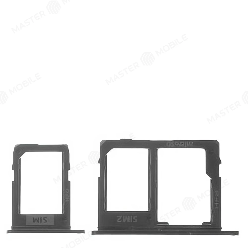 Держатель сим-карты для Samsung J400 Galaxy J4 (2018) (черный) 