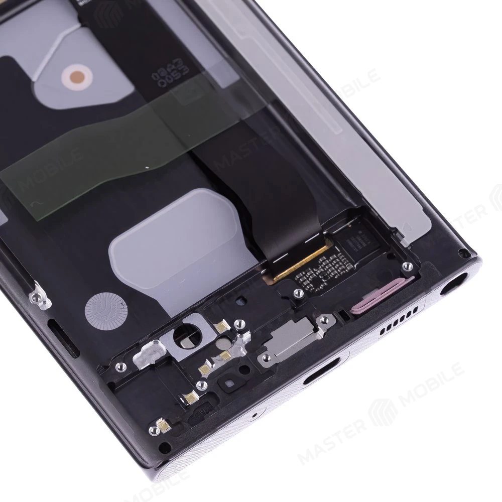 Дисплей для Samsung N985 Galaxy Note 20 Ultra / N986 Galaxy Note 20 Ultra 5G + тачскрин (черный) (в рамке) (ORIG100) (возможен дефект ЛКП) фото №4