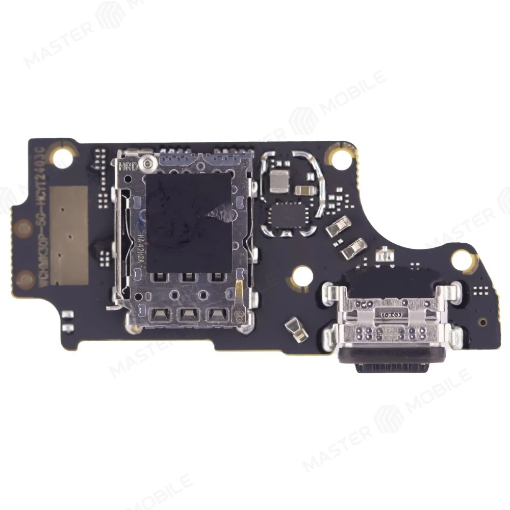 Нижняя плата для Xiaomi Poco F2 Pro (M2004J11G) / Redmi K30 Pro с комп. + разъем зарядки + микрофон + разьем SIM  фото №2