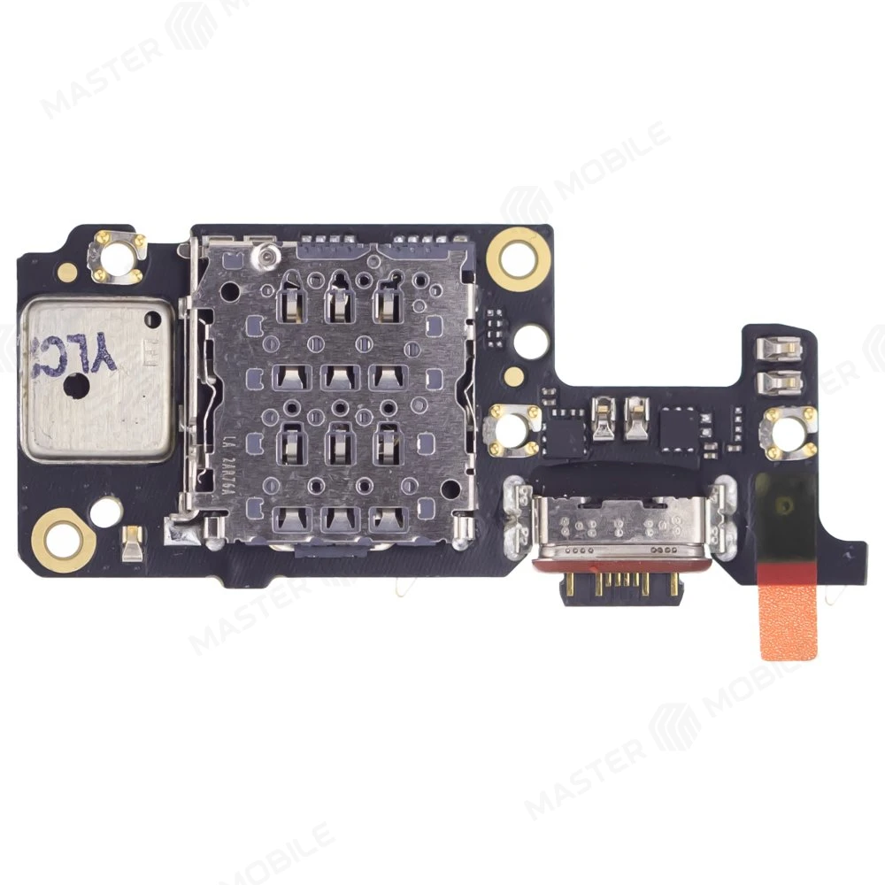 Нижняя плата для Xiaomi Redmi Note 11 Pro+ 5G (21091116UG) с комп. + разъем зарядки + микрофон (ORIG100) фото №2