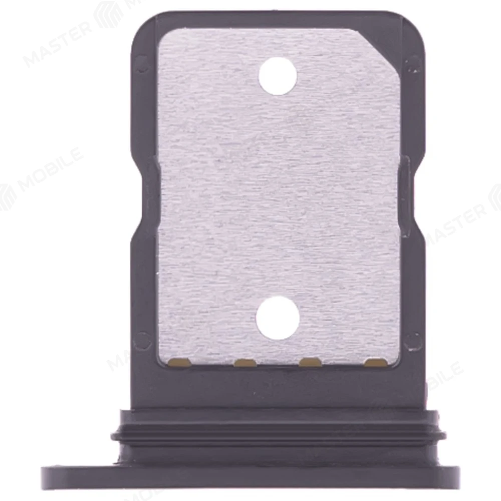 Держатель сим-карты для Google Pixel 5 (GD1YQ/GTT9Q/G5NZ6) (черный) фото №1