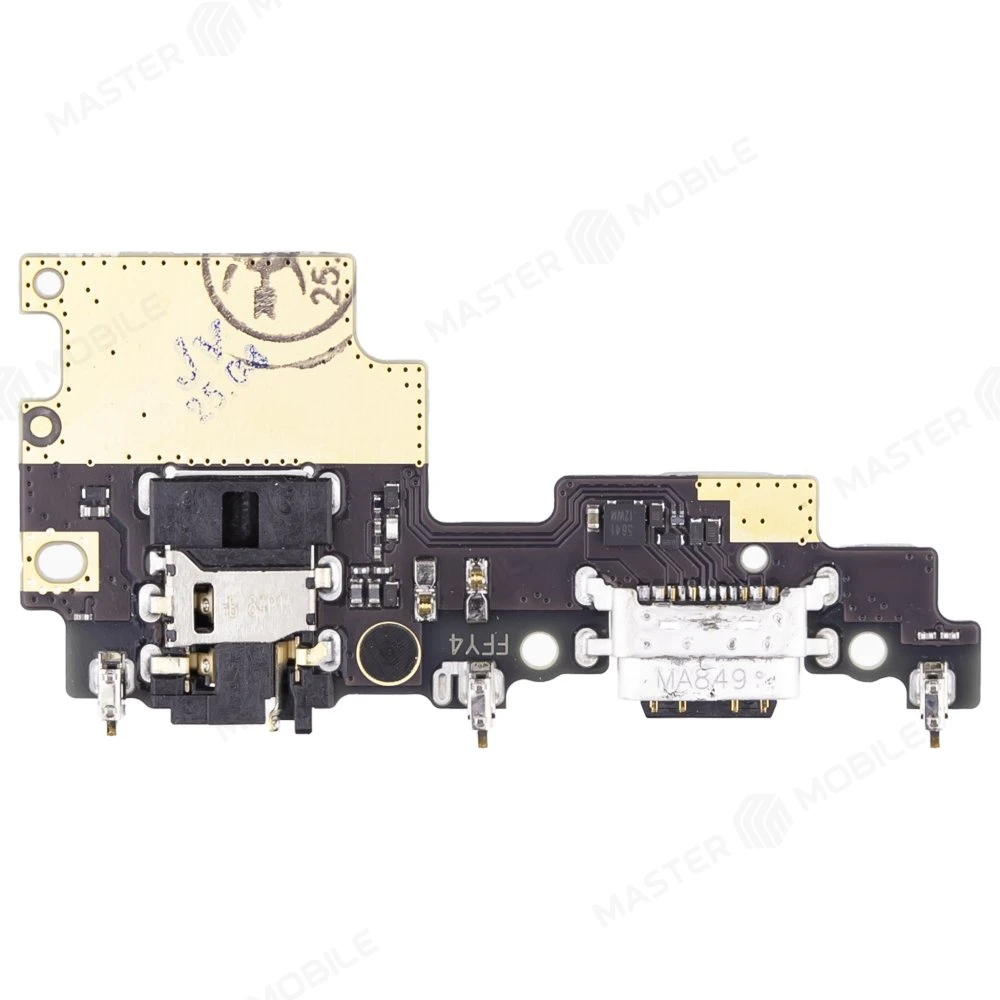 Нижняя плата для Xiaomi Mi A1 (MDG2) / Mi 5x с комп. + разъем зарядки + разъем гарнитуры + микрофон (ORIG100)  фото №2