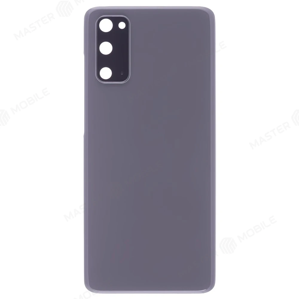 Задняя крышка для Samsung G980 Galaxy S20 (серый) (в сборе со стеклом камеры) фото №1