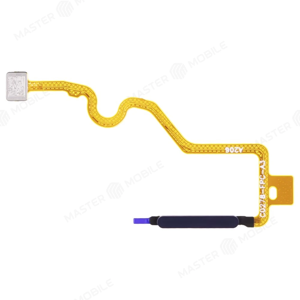 Шлейф для Tecno Spark 20C (BG7n) с комп. + сканер отпечатка пальца (черный) фото №1