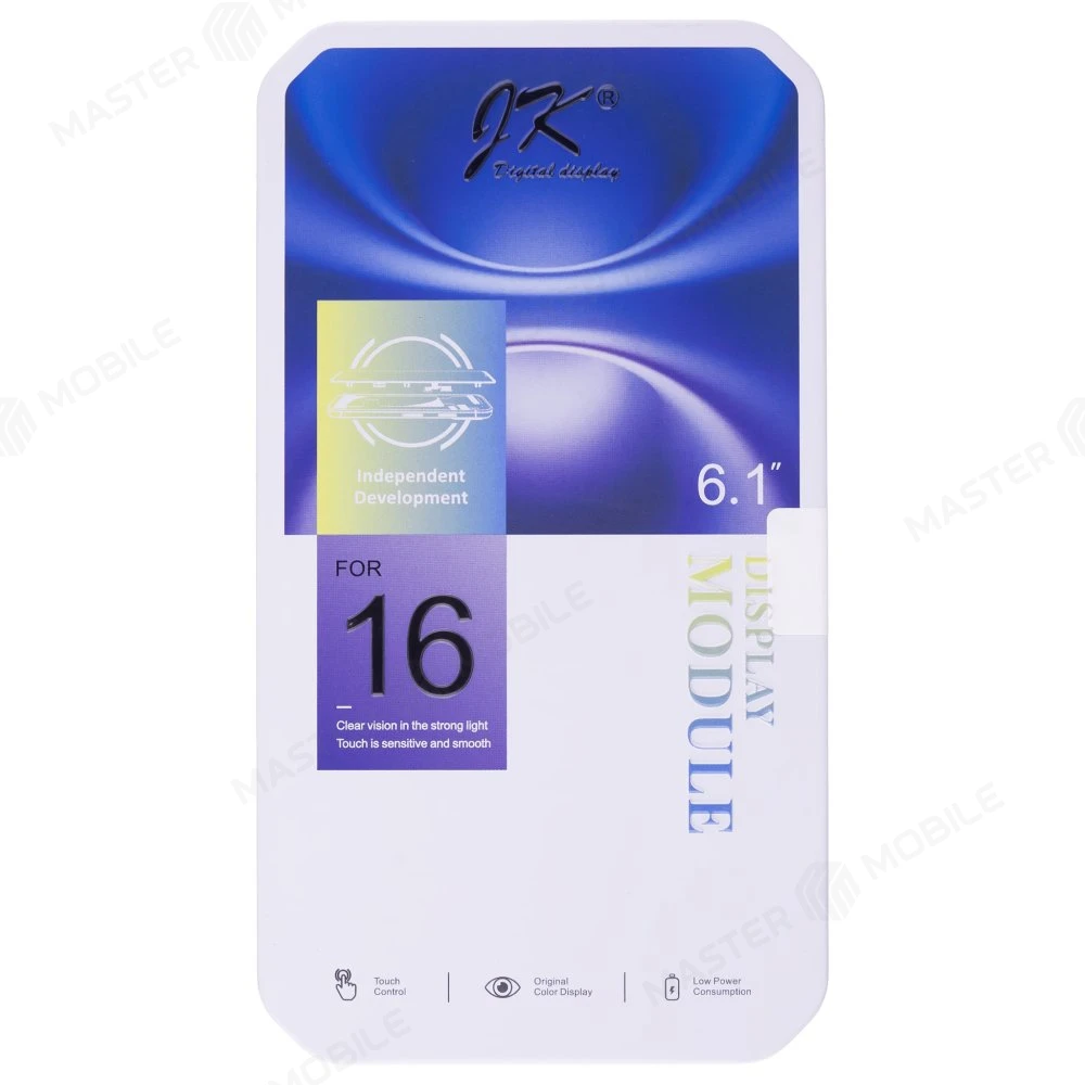 Дисплей для Apple iPhone 16 + тачскрин (черный) (JK) (In-Cell) (площадка под IC) фото №5