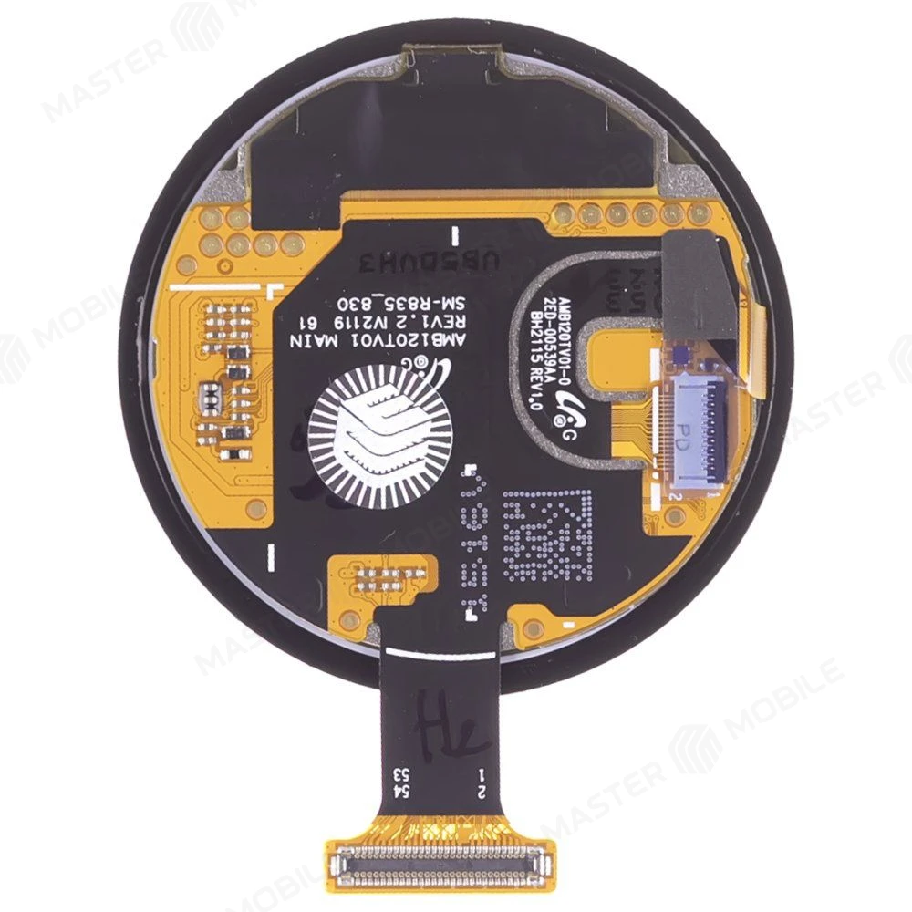 Дисплей для Samsung R835 Galaxy Watch Active 2 (40 мм) + тачскрин (черный) (ORIG) фото №2