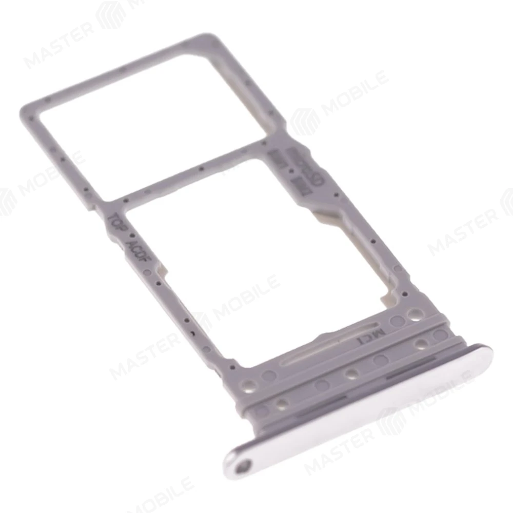 Держатель сим-карты для Samsung A346 Galaxy A34 5G (серебристый) фото №3