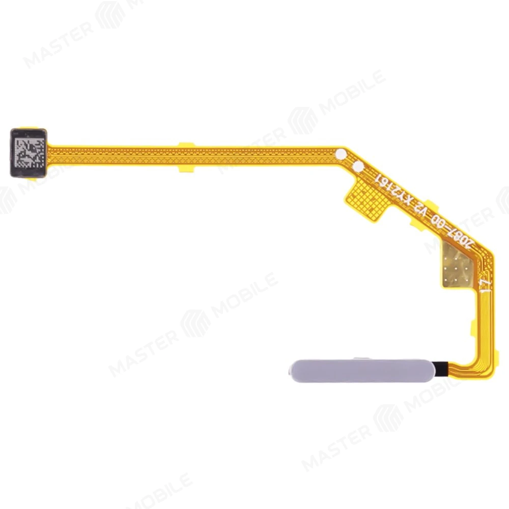 Шлейф для Tecno Camon 19 (CI6n) с комп. + сканер отпечатка пальца (серебристый)  фото №1