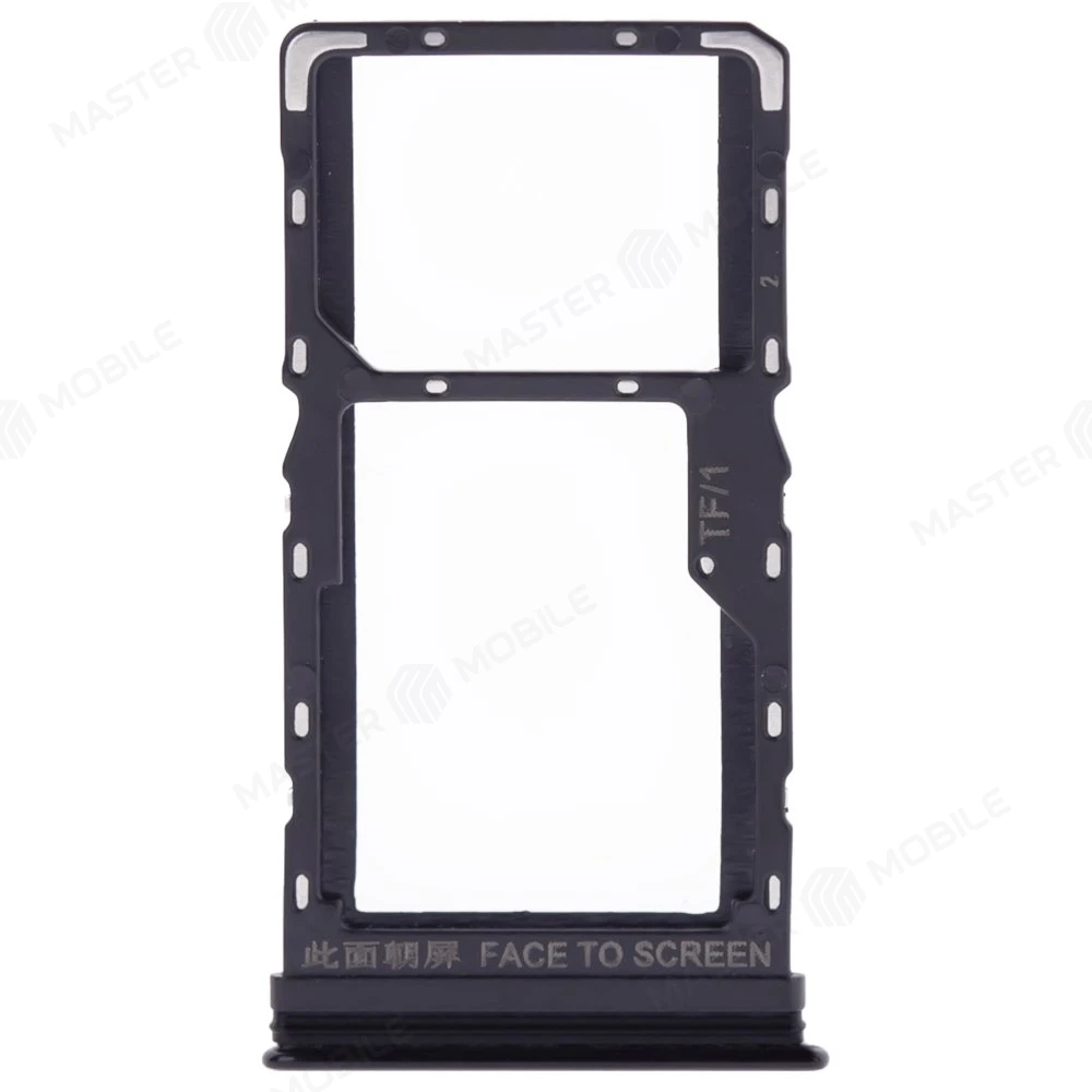 Держатель сим-карты для Xiaomi Mi A3 (M1906F9SH) (черный)  фото №1