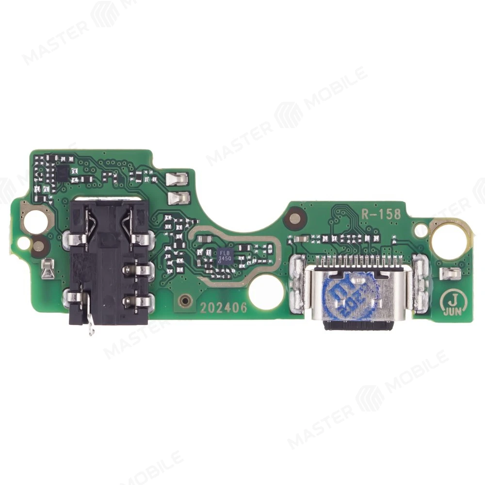 Нижняя плата для Tecno Spark GO 2024 (BG6) / Infinix Hot 40i (X6528B) / Smart 8 (X6525) с комп. + разъем зарядки + микрофон фото №2