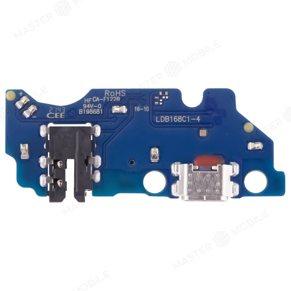 Нижняя плата для Samsung A032 Galaxy A03 Core с комп. + разъем зарядки + разъем гарнитуры + микрофон  фото №2