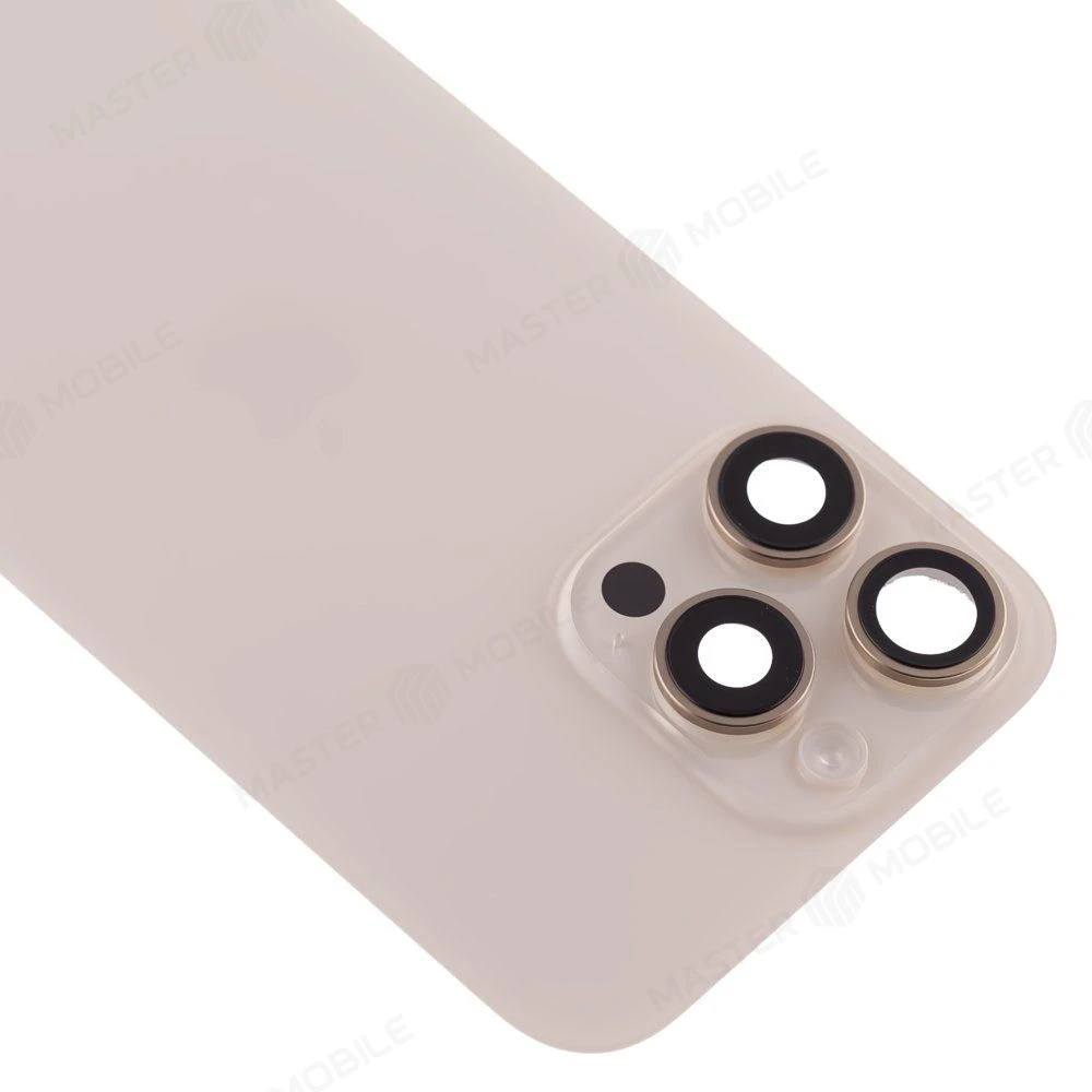 Задняя крышка для Apple iPhone 16 Pro Max (золотистый) (в сборе) (ORIG100) (SP) фото №3