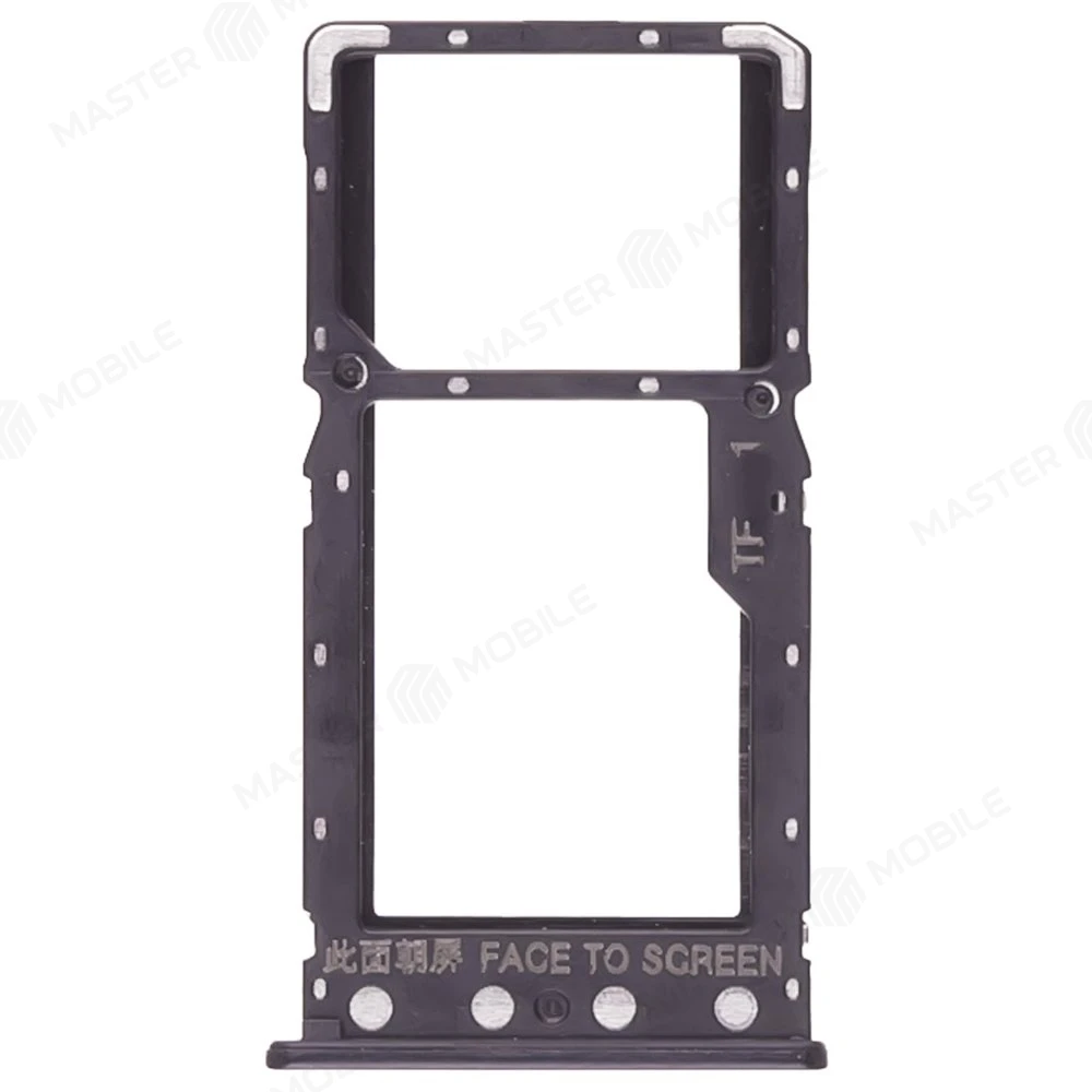 Держатель сим-карты для Xiaomi Redmi 6 (M1804C3DG) / Redmi 6A (M1804C3CG) (черный)  фото №1