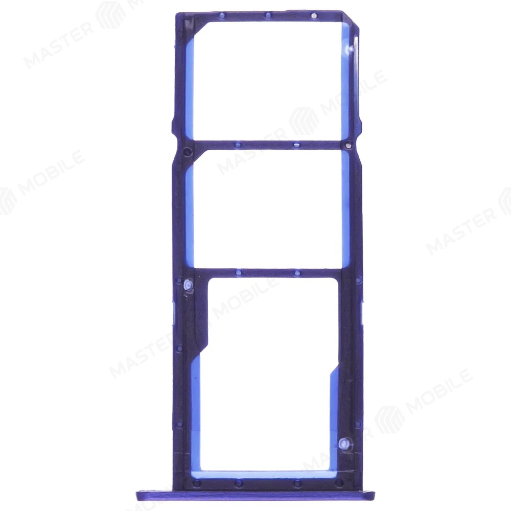 Держатель сим-карты для Huawei Honor 8A (JAT-LX1/JAT-L29) (синий) фото №2