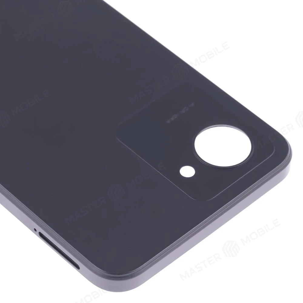 Задняя крышка для Realme C30S (RMX3690) (черный) фото №3