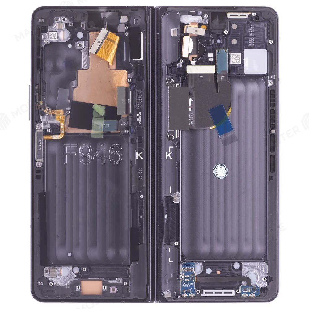 Дисплей для Samsung F946 Galaxy Z Fold 5 + тачскрин (внутренний) (черный) (в рамке) (ORIG100) (SP) фото №2