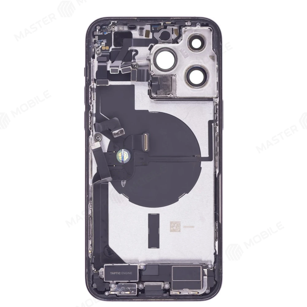 Корпус для Apple iPhone 14 Pro Max (черный) (в сборе) (с разбора) (ORIG100) (возможен дефект ЛКП) фото №2